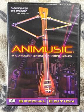 2004 Animusic A computer Animation video Album Special edition Y2K vapor wave